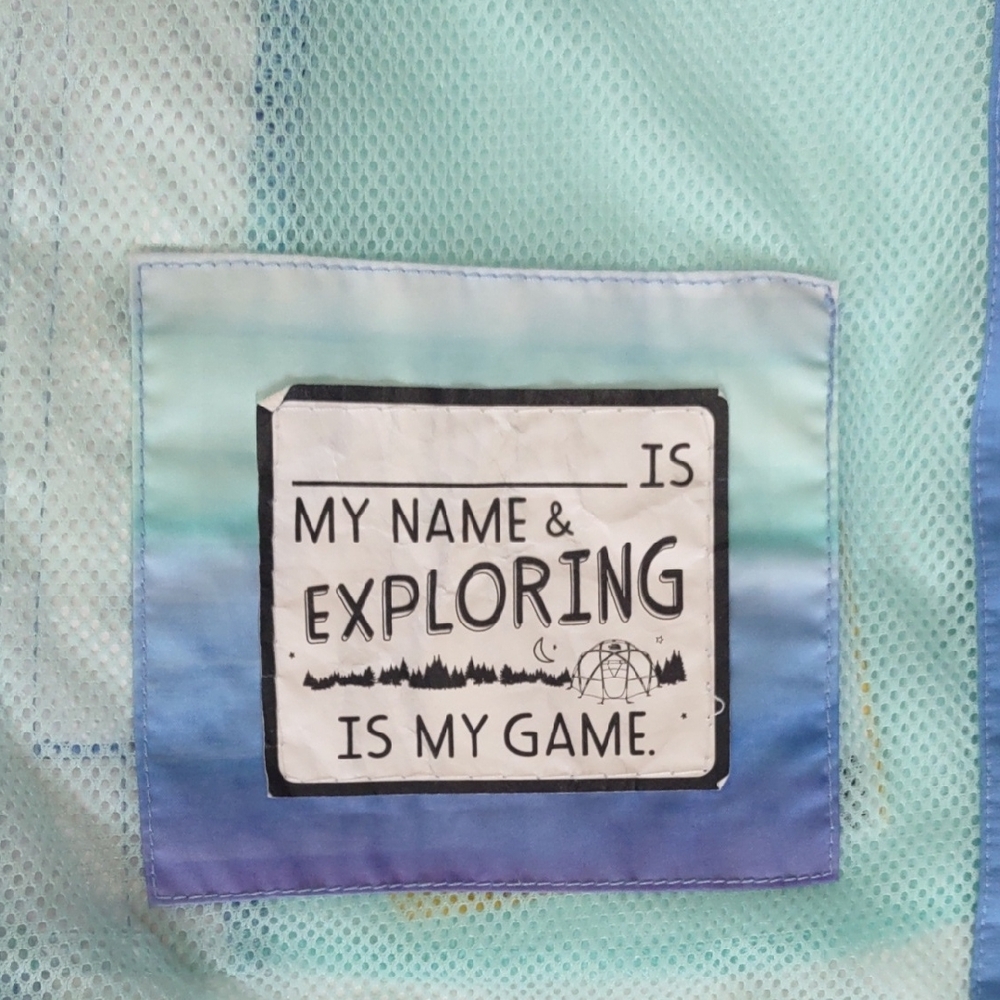 THE NORTH FACE Blue and Green Hooded Jacket - Picture 14 of 16